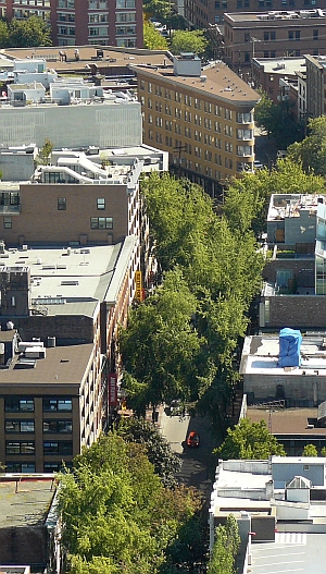Gastown von oben