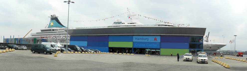 Panorama Bild HH Cruise Terminal 1 und 2