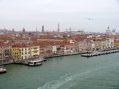 Ausfahrt aus Venedig