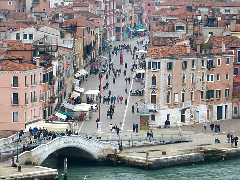Ausfahrt aus Venedig