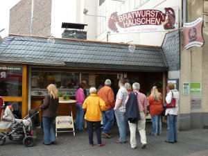 Vor der Wurst