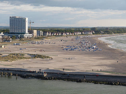 auslaufen in Warnemünde