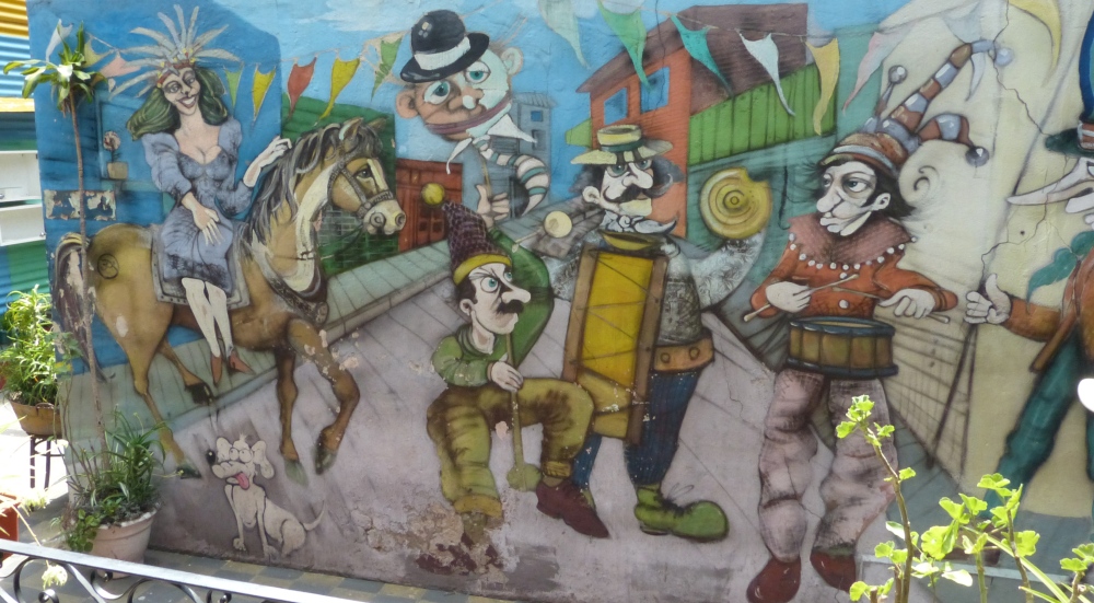 Wandgem&auml;lde in La Boca