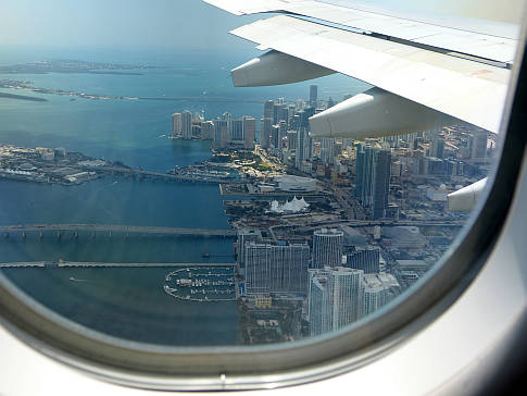 Bayside vom Flieger aus