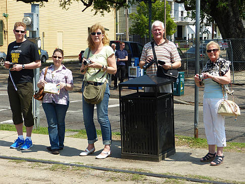 Warten auf die Streetcar